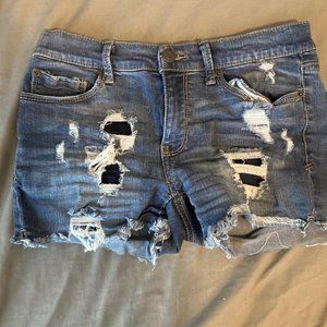 Mudd Ripped Jean Shorts